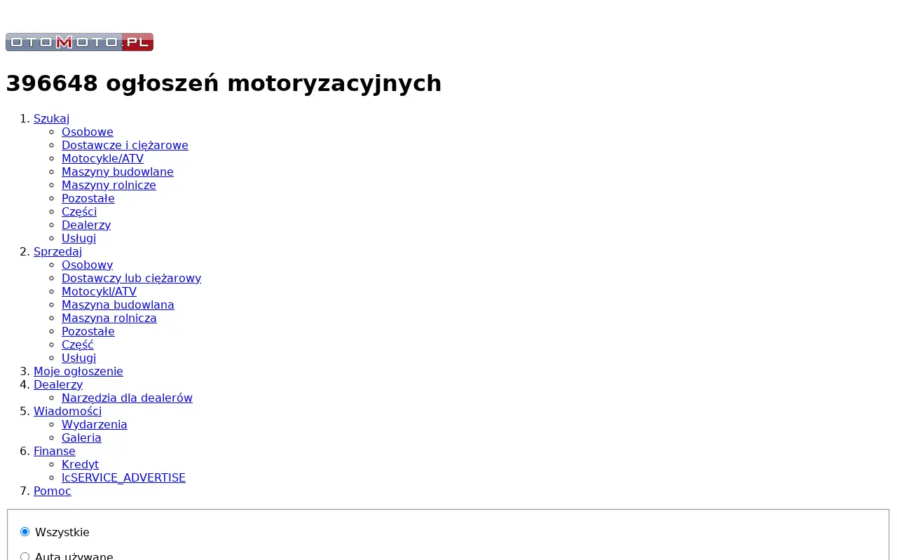 otomoto.pl in 2011