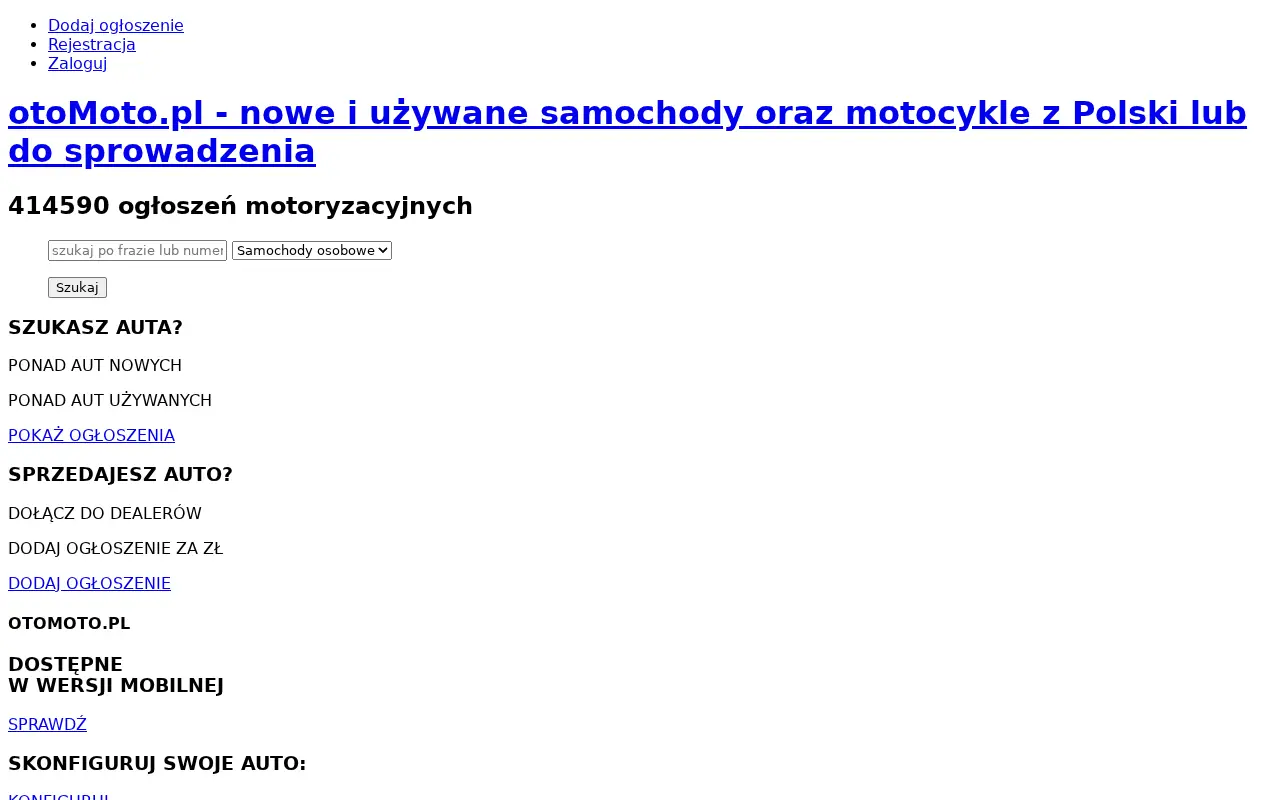 otomoto.pl in 2012