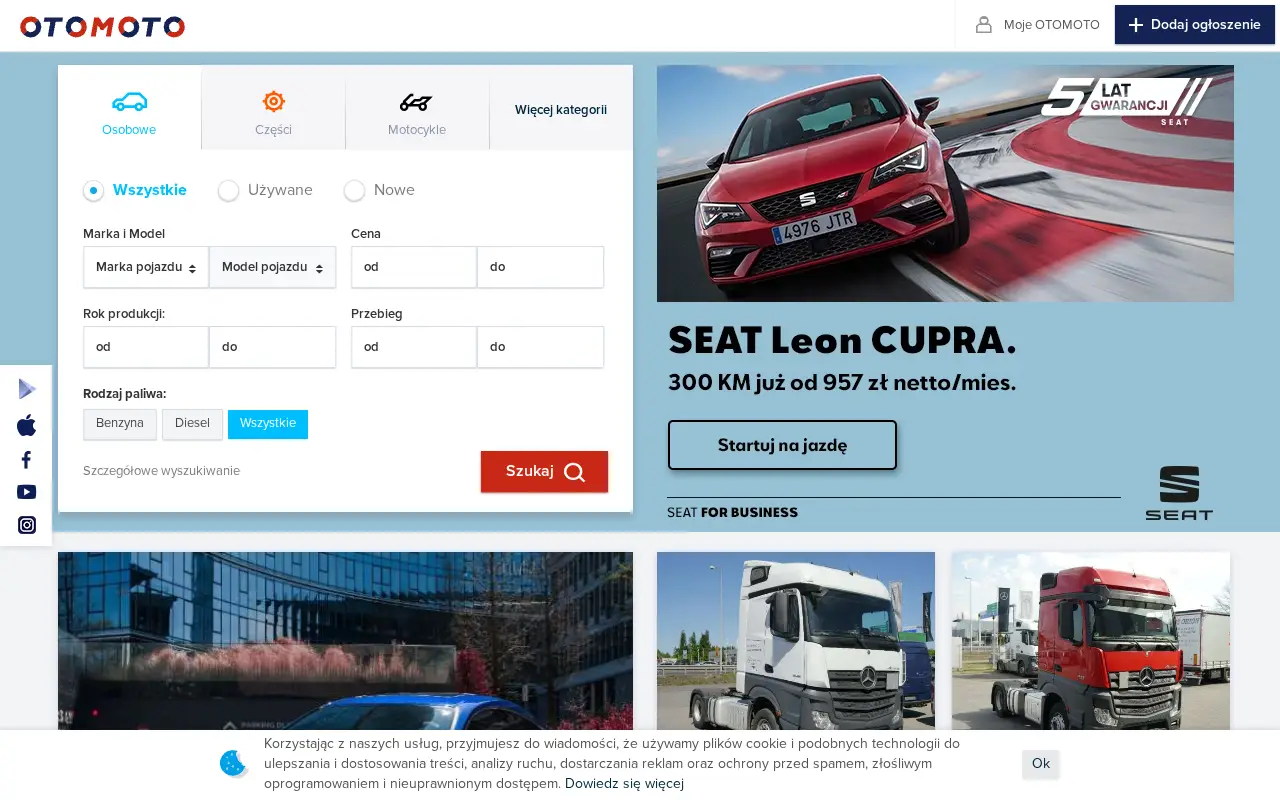 otomoto.pl in 2018