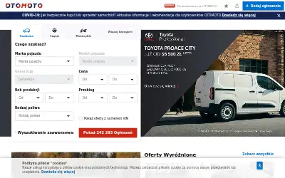 otomoto.pl in 2020