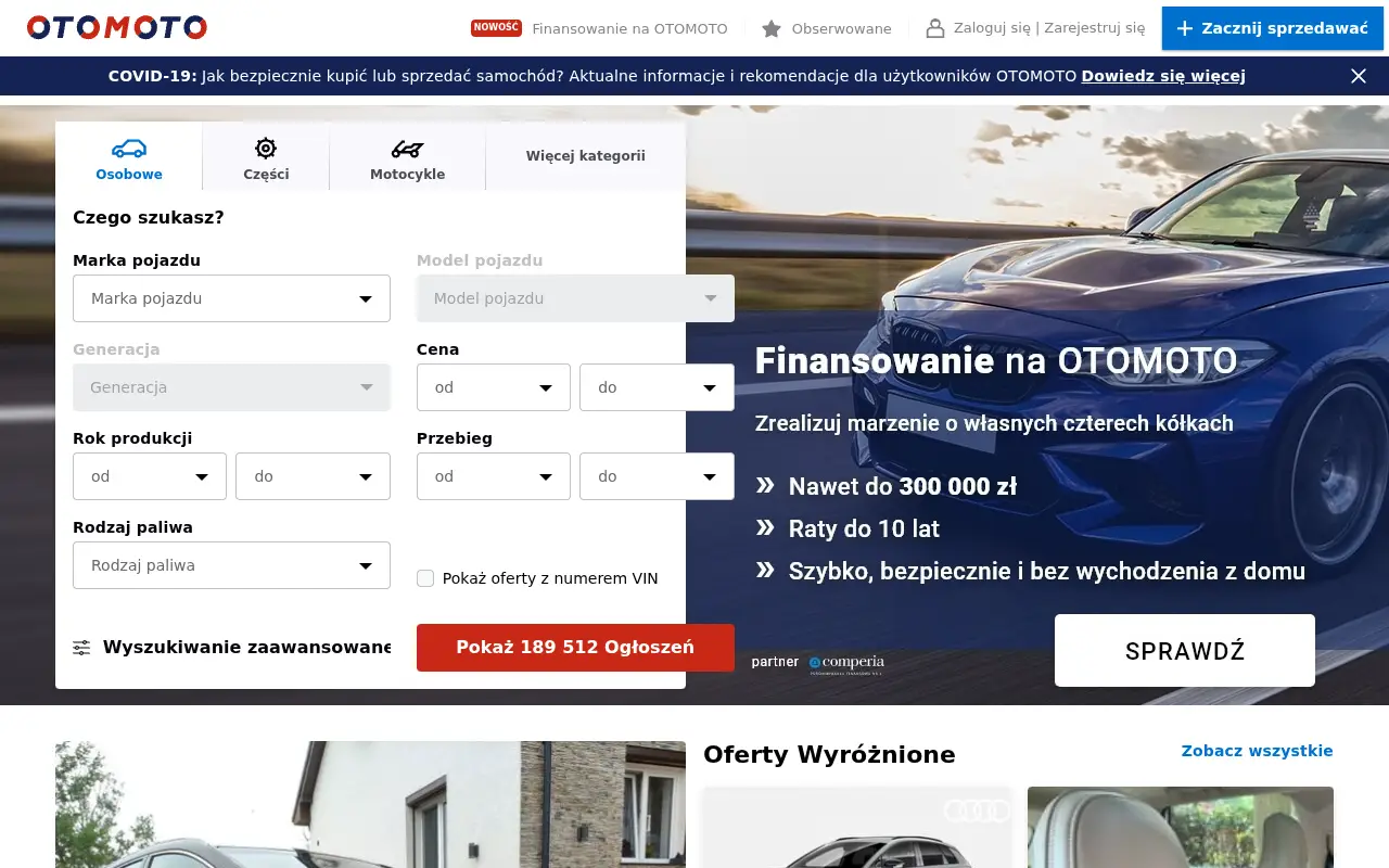 otomoto.pl in 2021