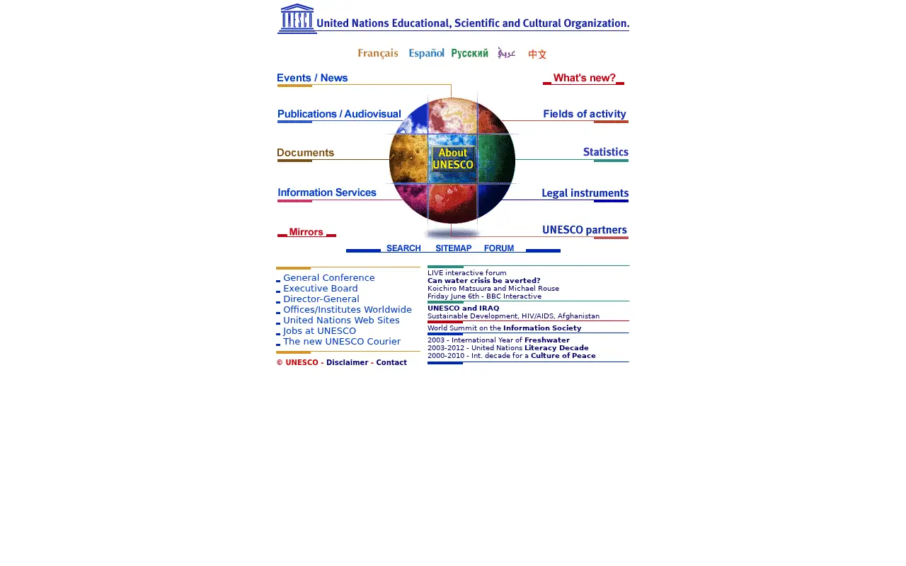 unesco.org in 2003