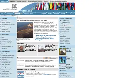 unesco.org in 2009