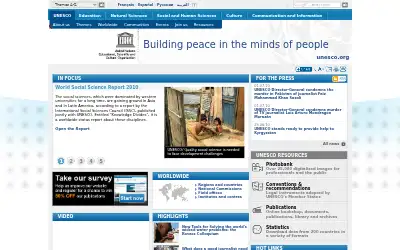 unesco.org in 2010