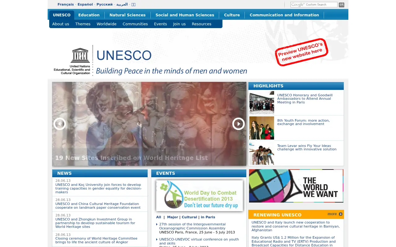 unesco.org in 2013