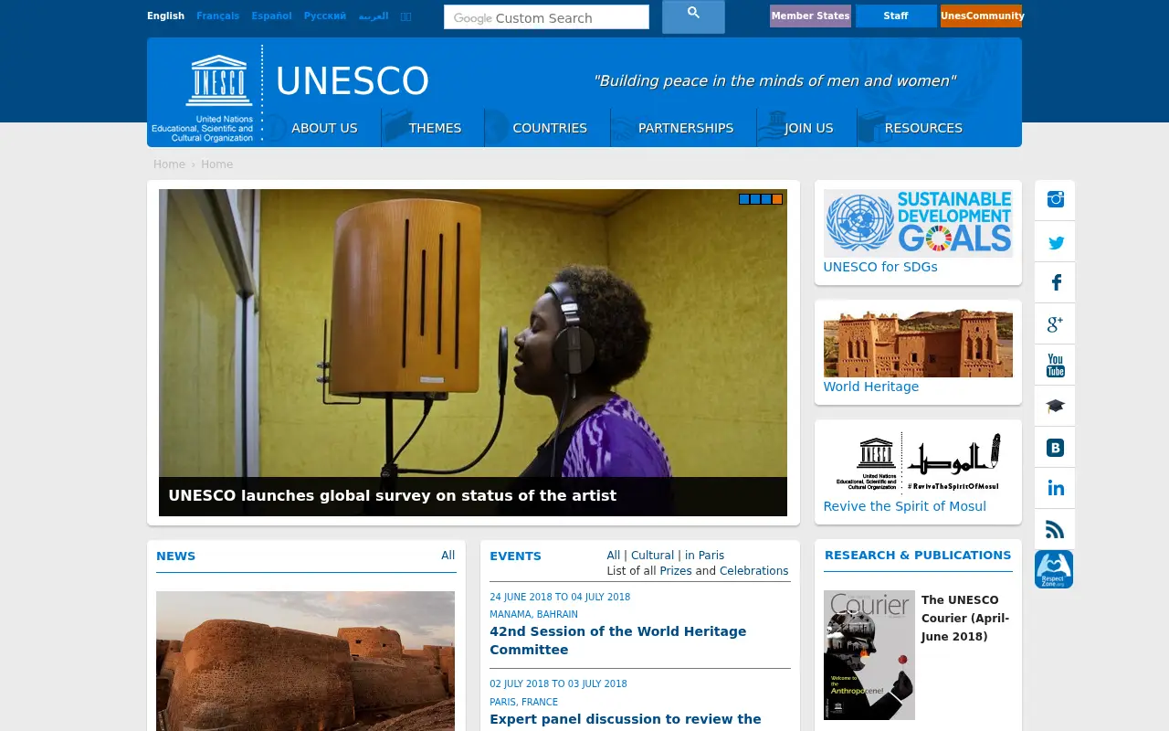 unesco.org in 2018