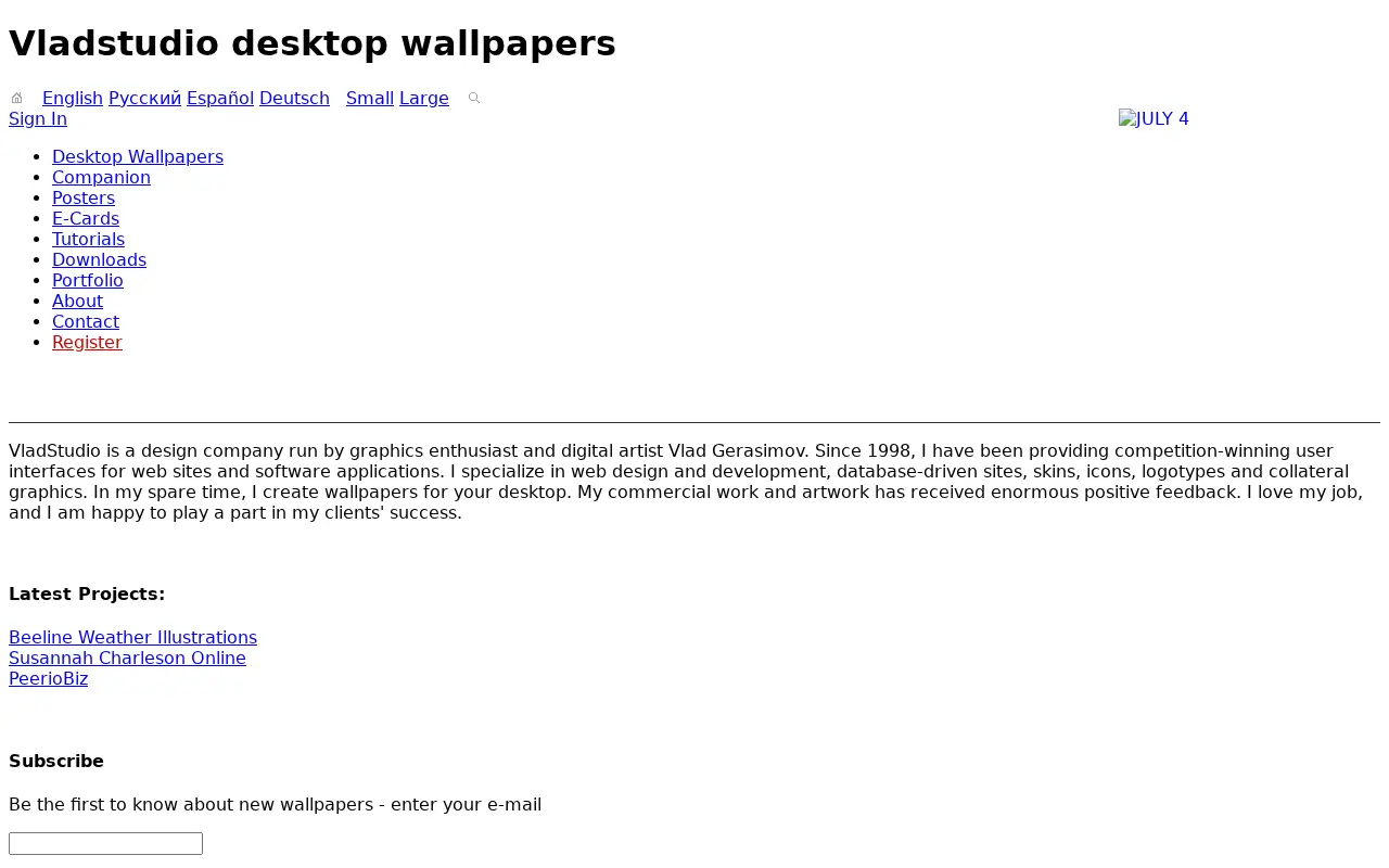 vladstudio.com in 2006
