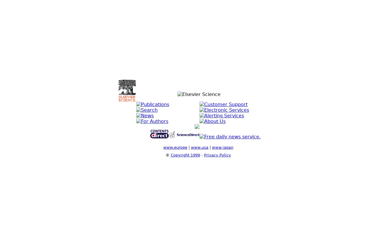 elsevier.com in 1999