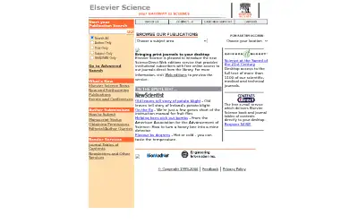 elsevier.com in 2000