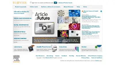 elsevier.com in 2012