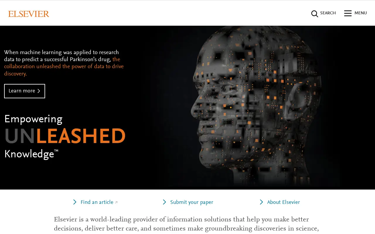 elsevier.com in 2016