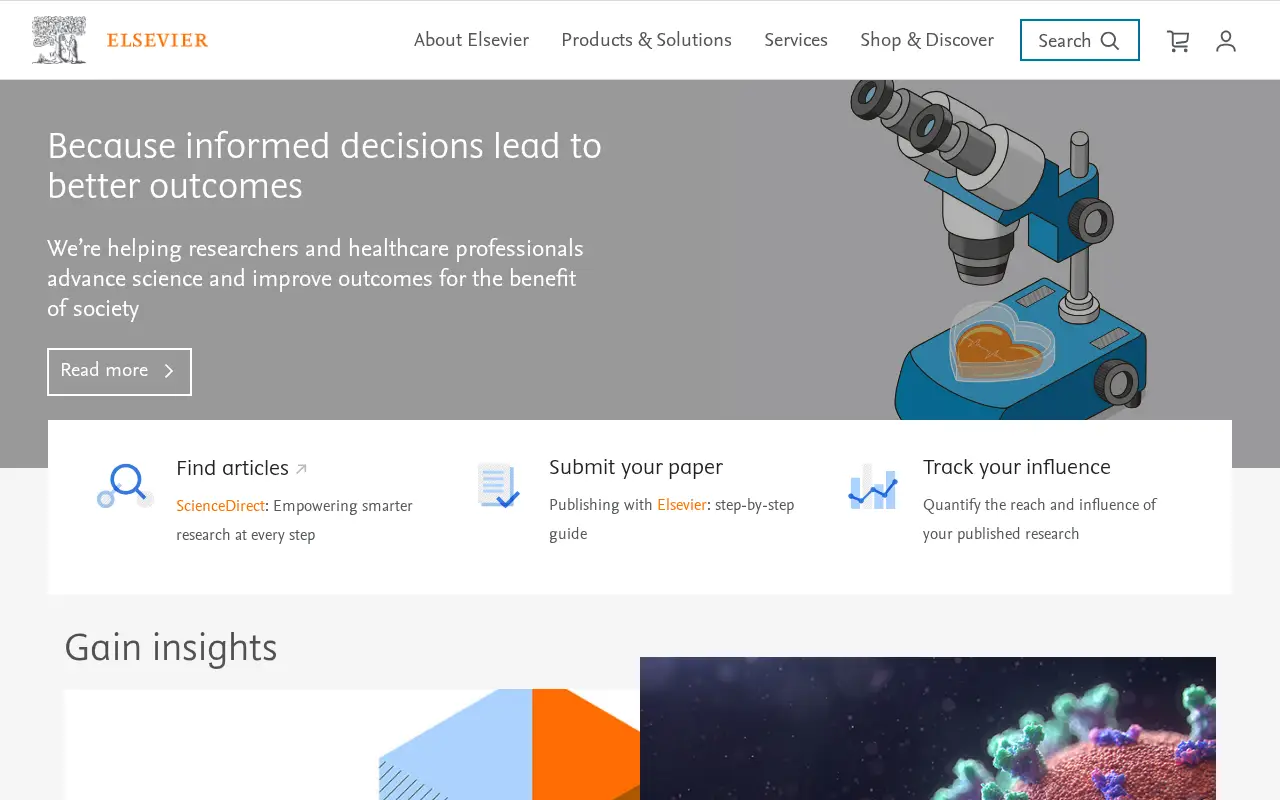 elsevier.com in 2021