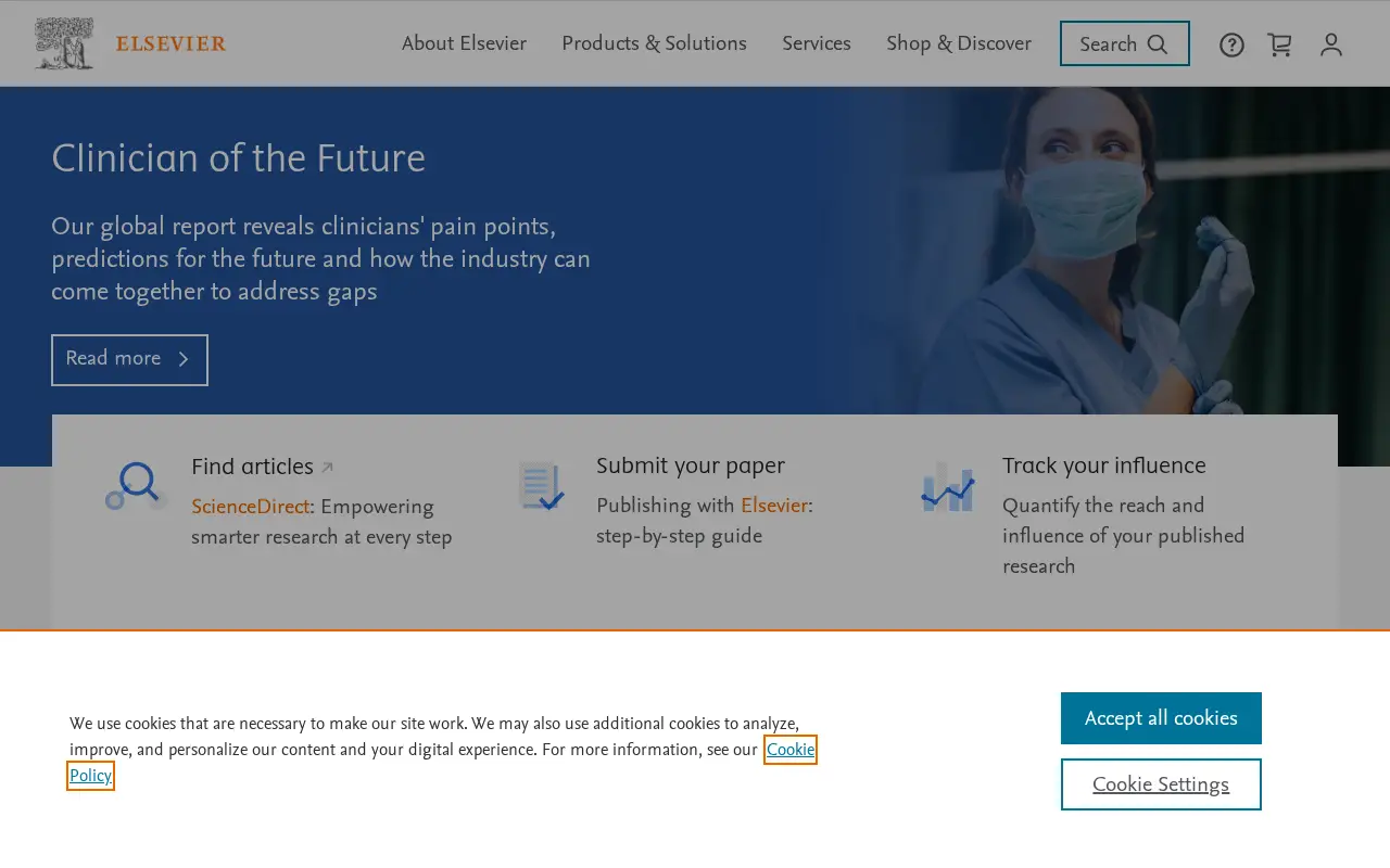 elsevier.com in 2022