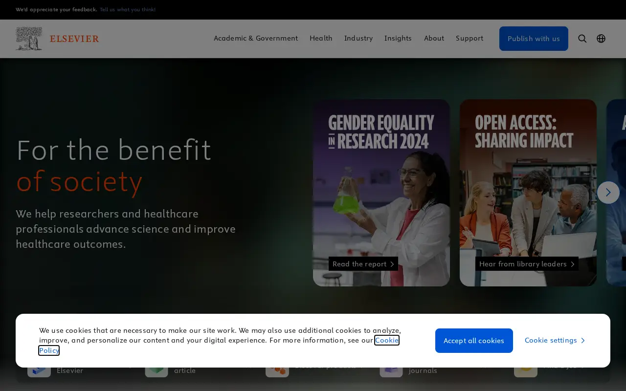 elsevier.com in 2024