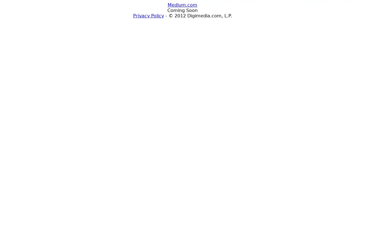 medium.com in 2012