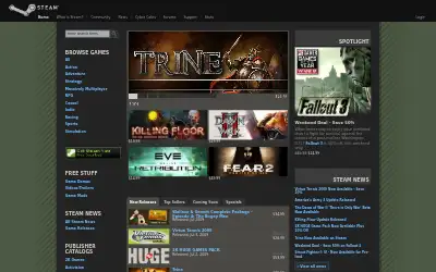 steampowered.com in 2009