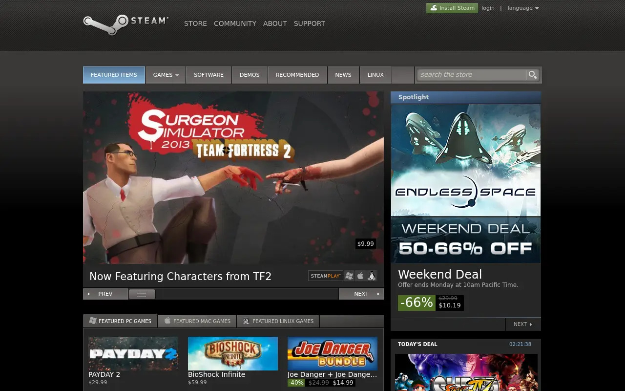 steampowered.com in 2013