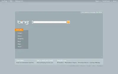 bing.com in 2009