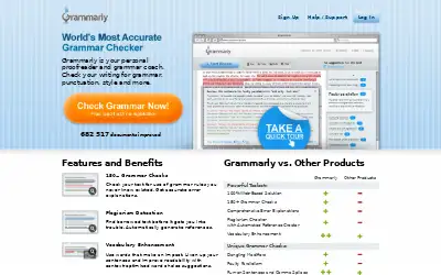 grammarly.com in 2010