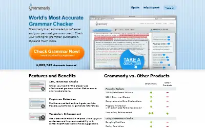 grammarly.com in 2011