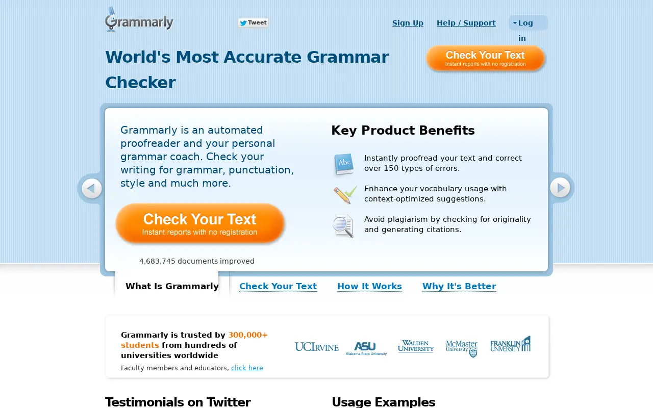grammarly.com in 2012