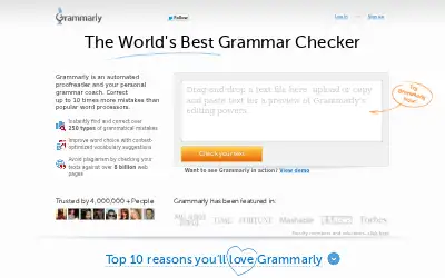 grammarly.com in 2014