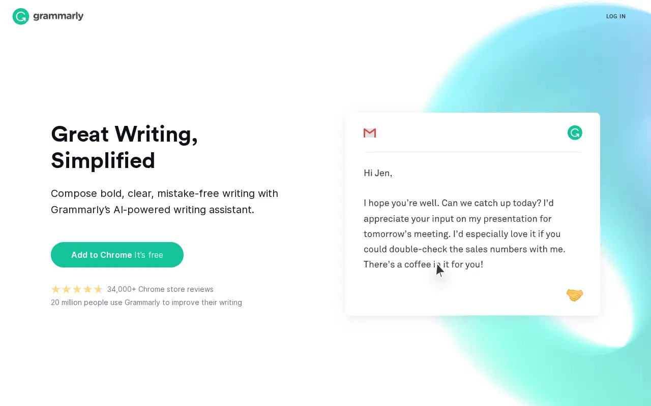 grammarly.com in 2020