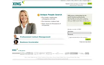 xing.com in 2007
