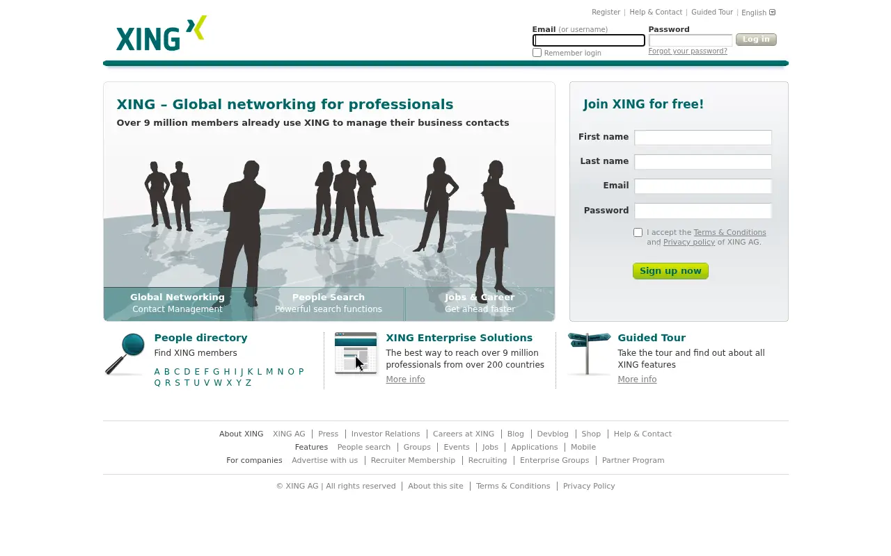 xing.com in 2010