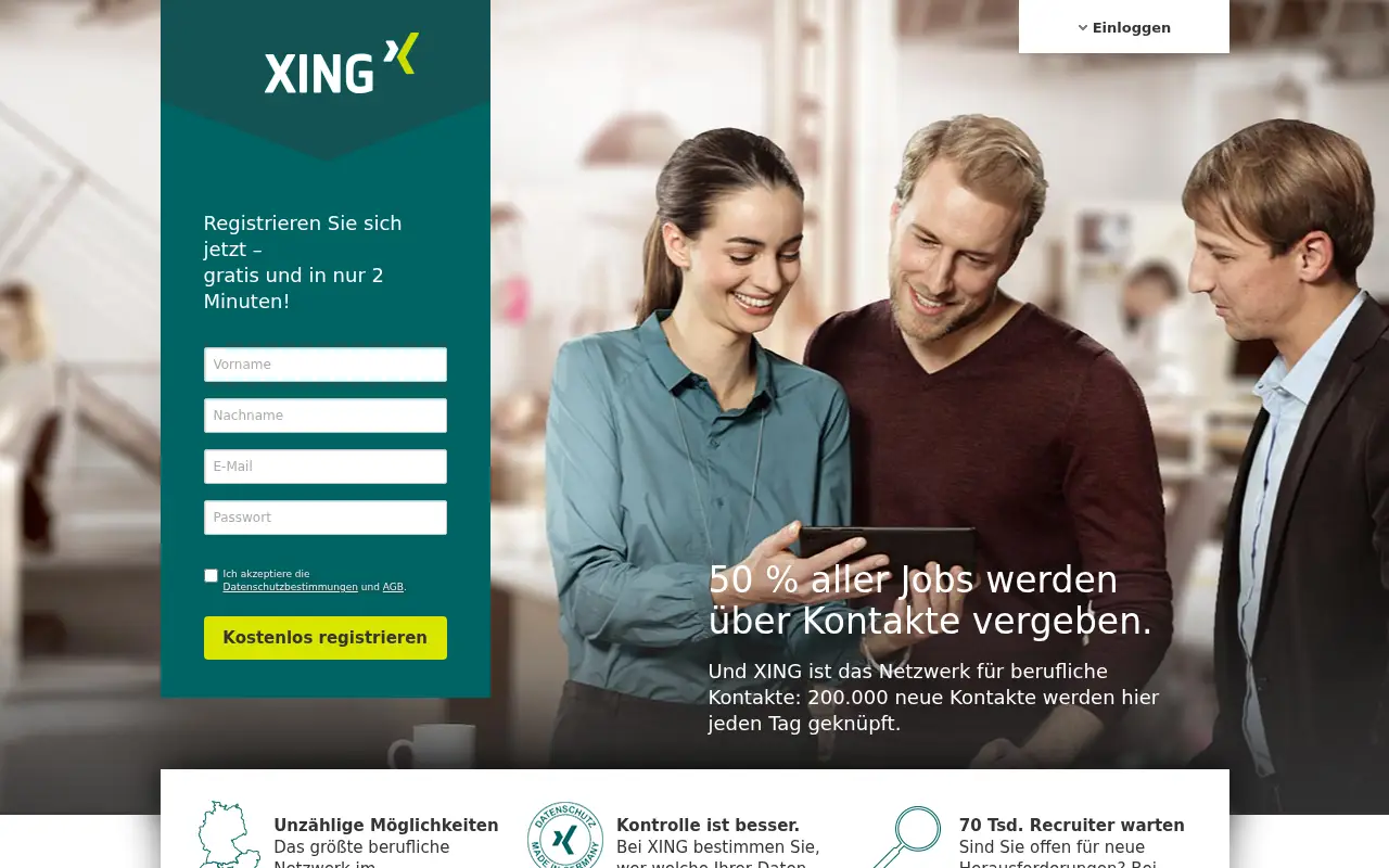 xing.com in 2014