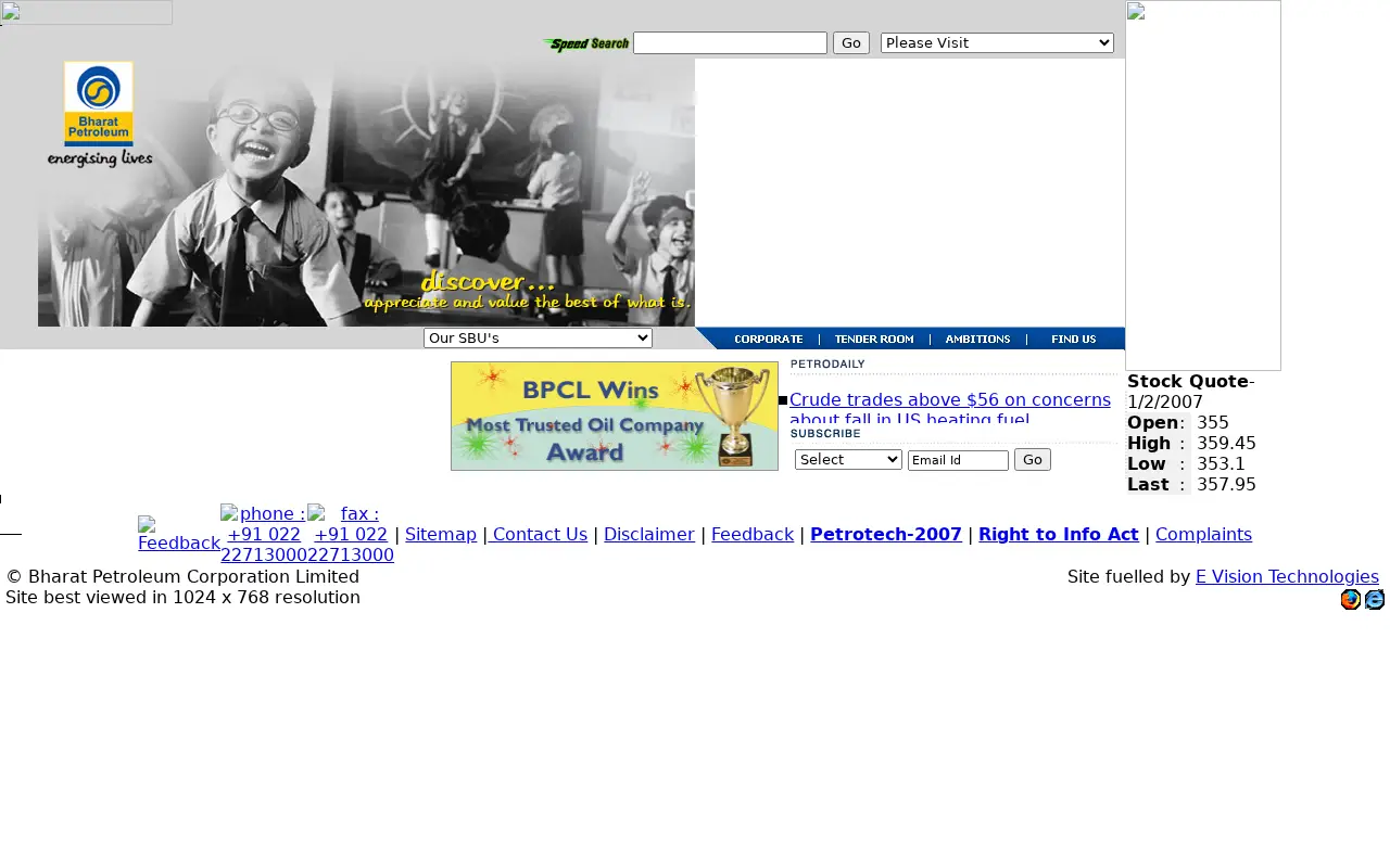 bpcl.in in 2007