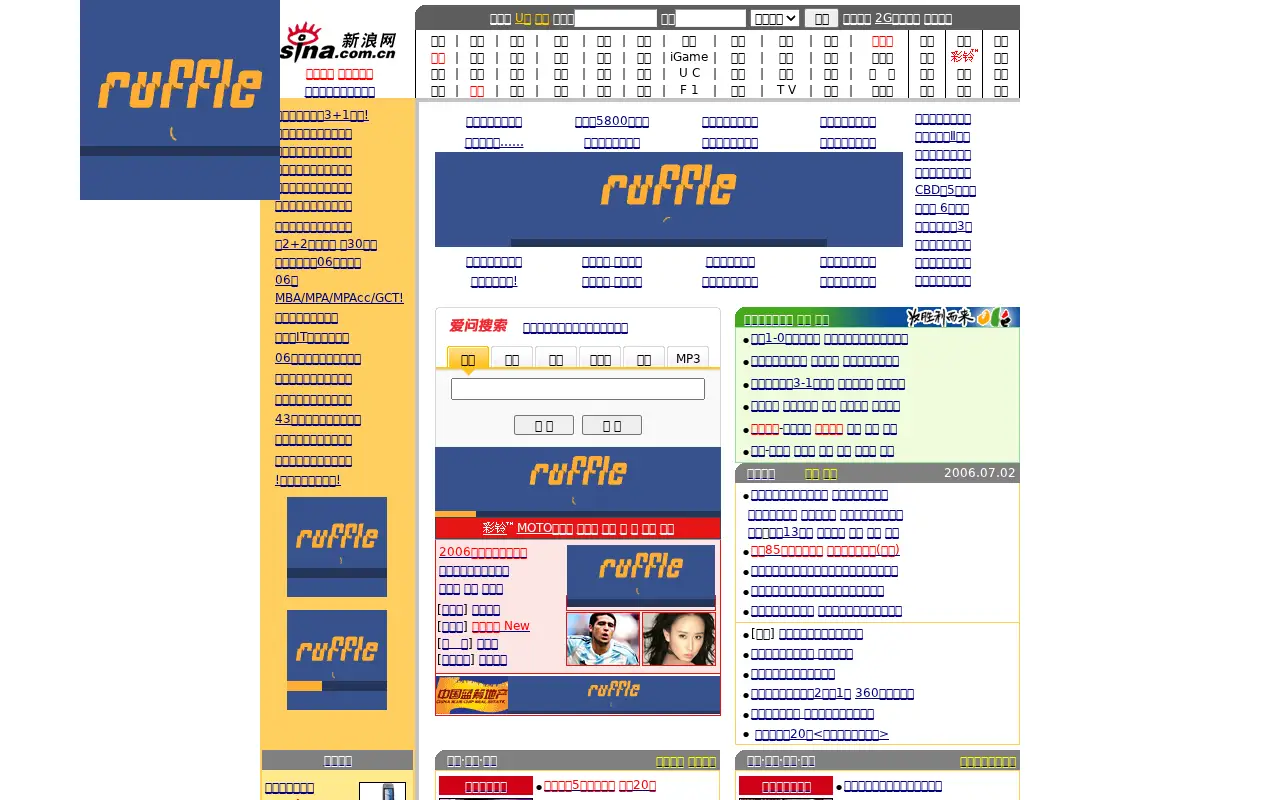 sina.com.cn in 2006