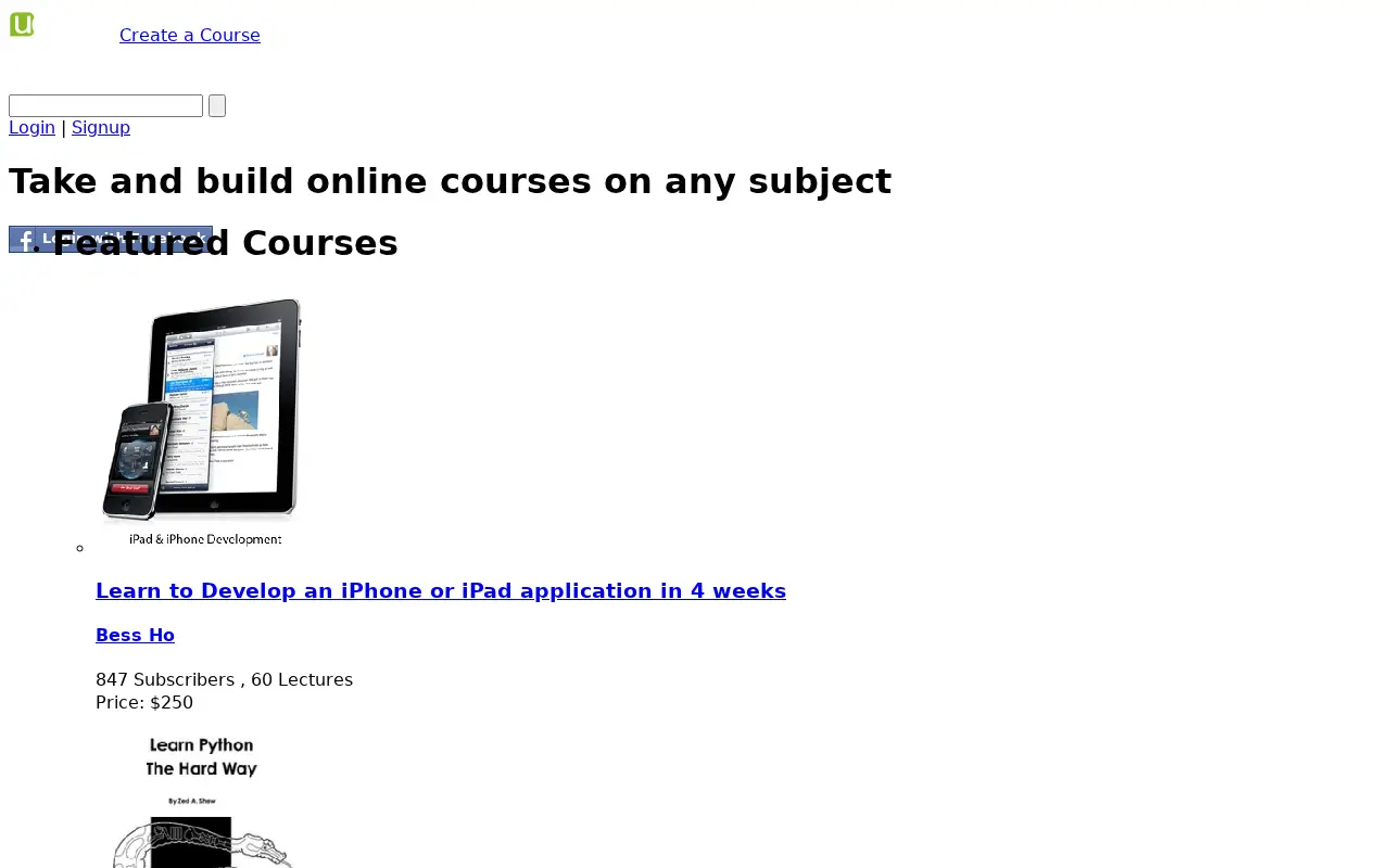 udemy.com in 2011