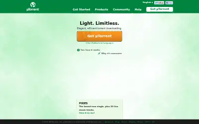 utorrent.com in 2013