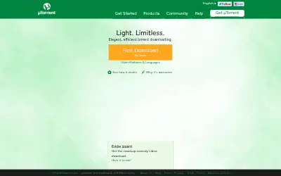 utorrent.com in 2014