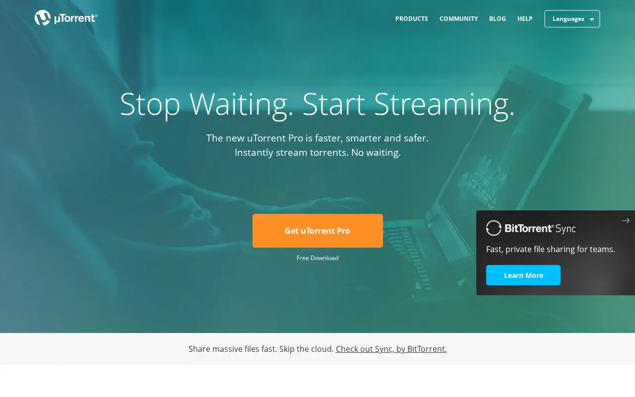utorrent.com in 2015