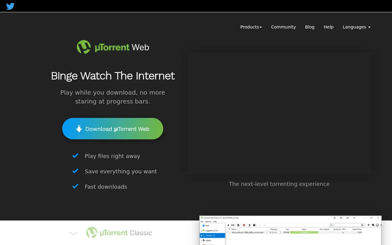 utorrent.com in 2019