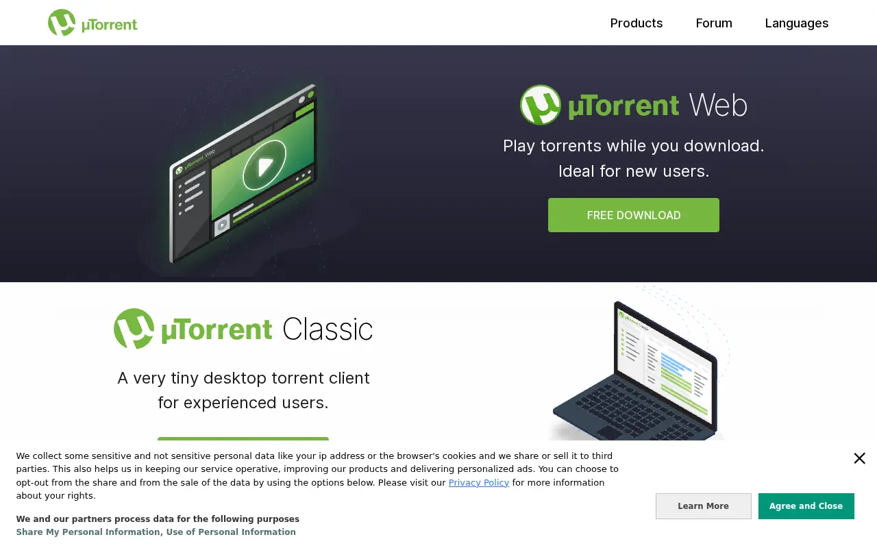 utorrent.com in 2025