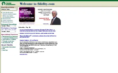 fidelity.com in 1999