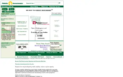 fidelity.com in 2000