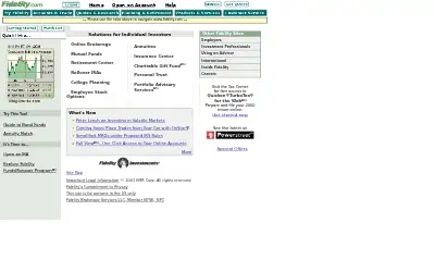 fidelity.com in 2001