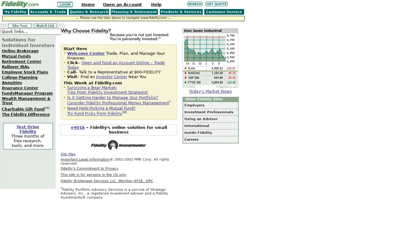 fidelity.com in 2002