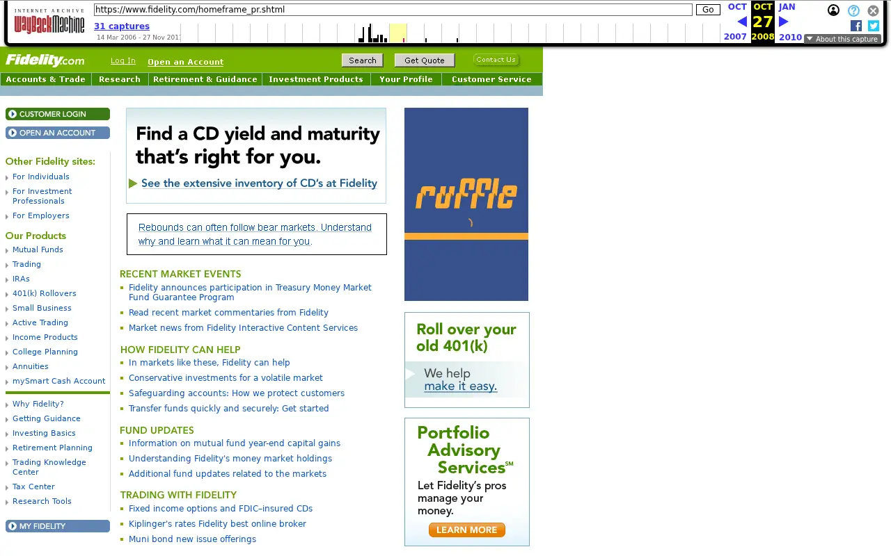 fidelity.com in 2008