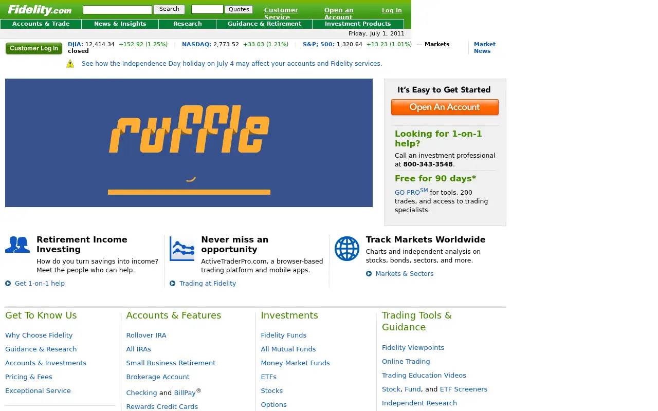 fidelity.com in 2011