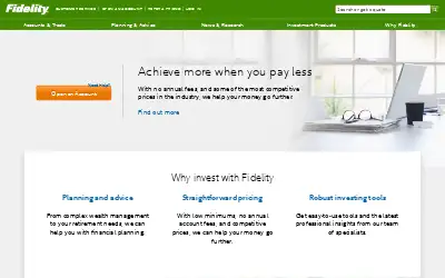 fidelity.com in 2018