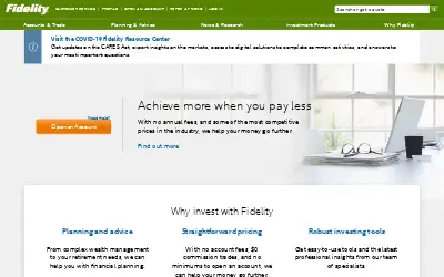 fidelity.com in 2020