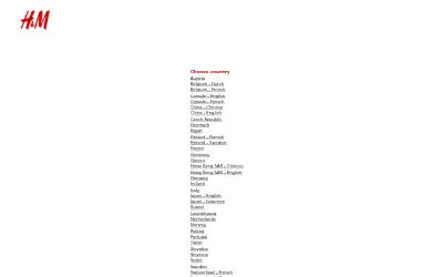 hm.com in 2008