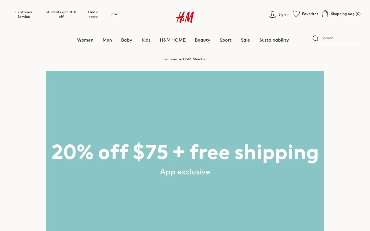hm.com on July 1, 2024