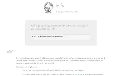 ipify.org in 2017