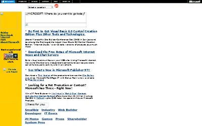 microsoft.com in 1996